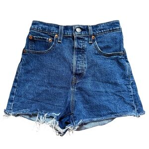 Levi’s Denim Ribcage Shorts